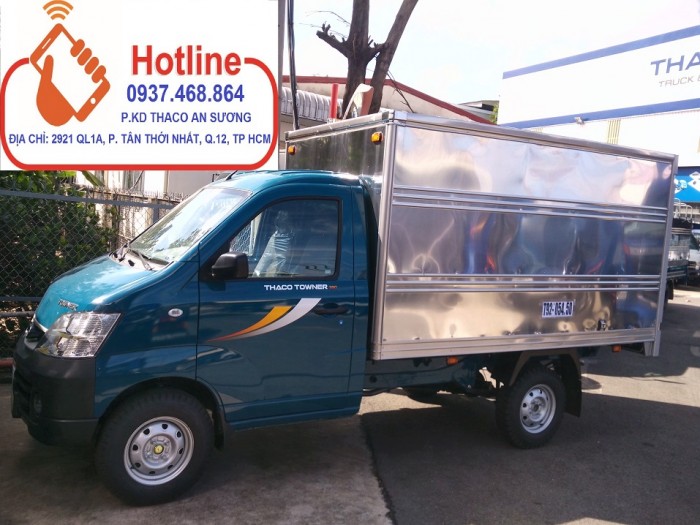 Xe tải Towner990 Tải trọng 990 kg Động cơ Suzuki Xe có sẵn Hỗ trợ mua trả góp