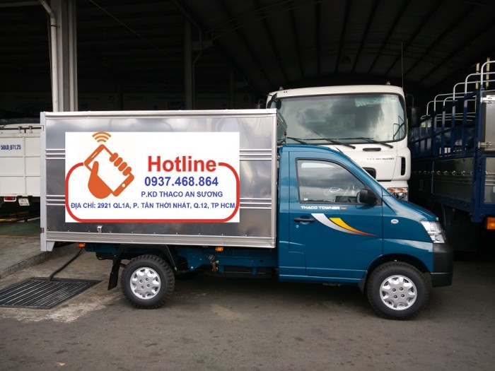 Xe tải Towner990 Tải trọng 990 kg Động cơ Suzuki Xe có sẵn Hỗ trợ mua trả góp