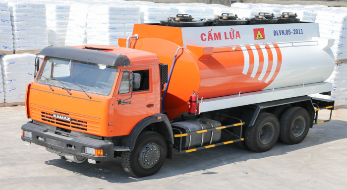 Bán xe vận chuyển xăng dầu KAMAZ 53229 (6x4) 18m3