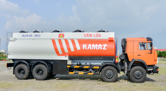 Bán xe vận chuyển xăng dầu KAMAZ 53229 (6x4) 18m3