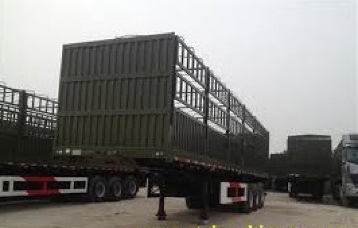 Bán Sơ mi Rơ moóc khung mui bạt CIMC 12,4m, tải trọng cao
