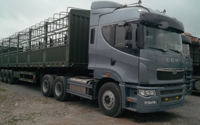 Bán Sơ mi Rơ moóc khung mui bạt CIMC 12,4m, tải trọng cao