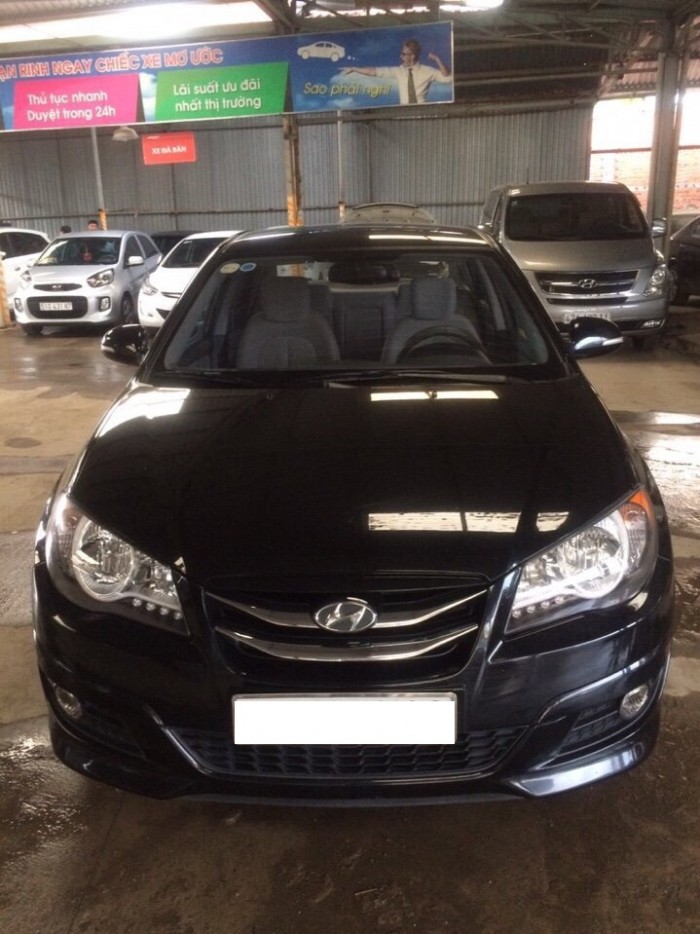 Bán Hyundai Avante 1.6MT, số sàn, đời 2013, màu đen, 402tr bao test