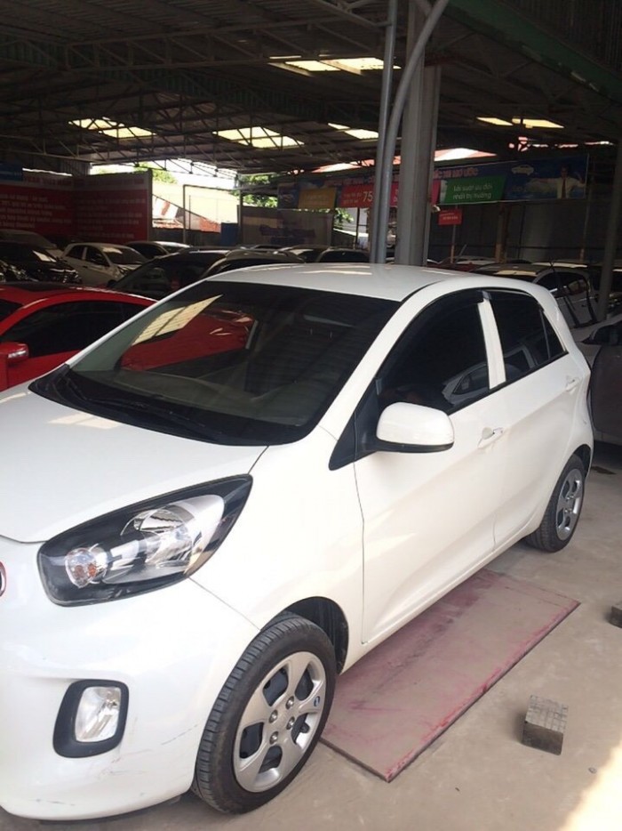 Bán KIa Morning 1.2 MT, số sàn, đời 2016, màu trắng, 315tr bao test