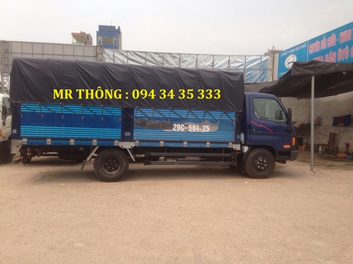 Hyundai HD700 7.0 Tấn Đồng Vàng - Thùng Bạt INOX, Khuyến mại lớn, Giao xe ngay
