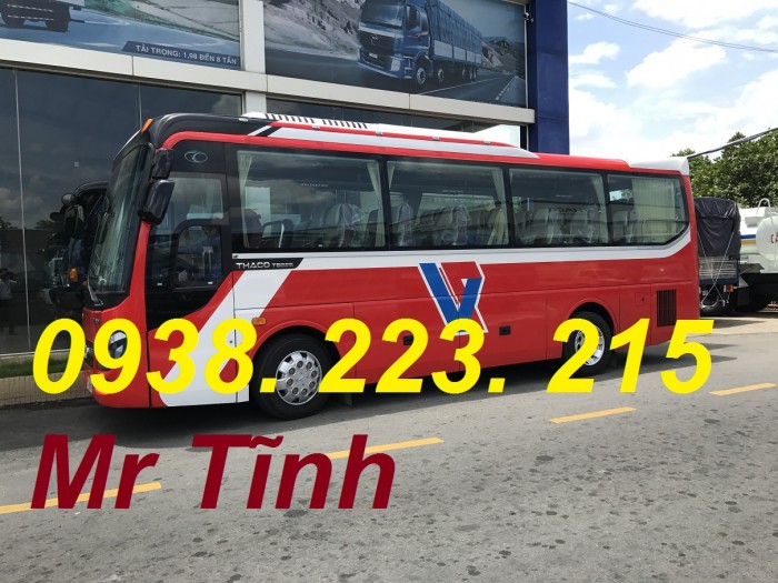 Mẫu xe thaco town tb82 29 chỗ bầu hơi mới nhất