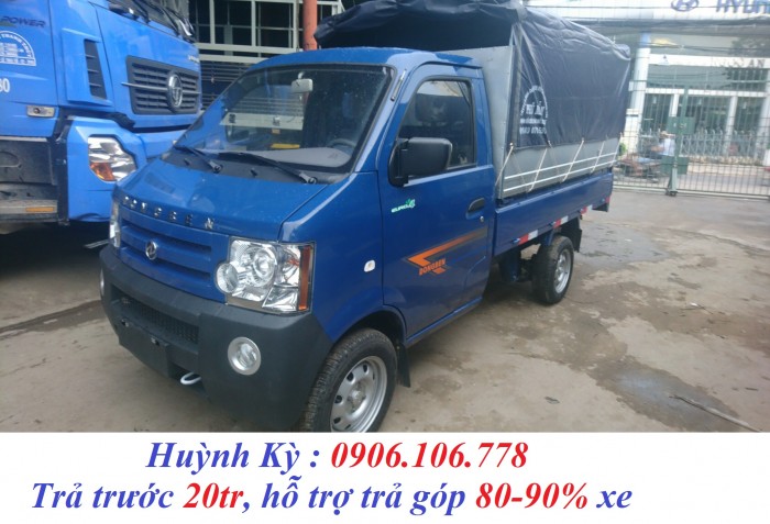 Dongben thùng bạt mới 810kg, trả góp 80% xe