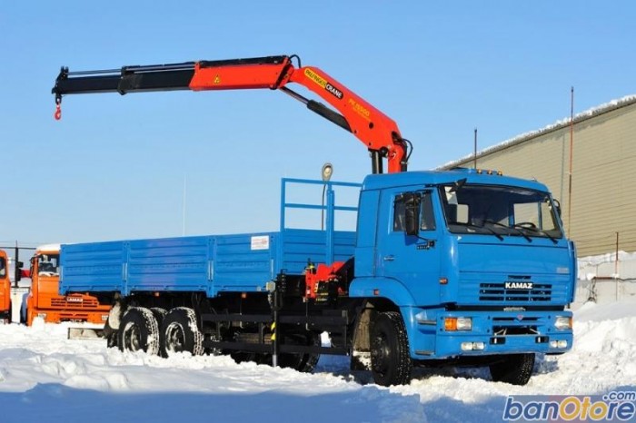 Xe cẩu kamaz 24 tấn