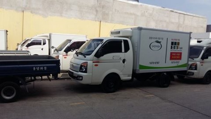 Bán xe đông lạnh thùng lửng mui bạt 1 tấn hyundai porter