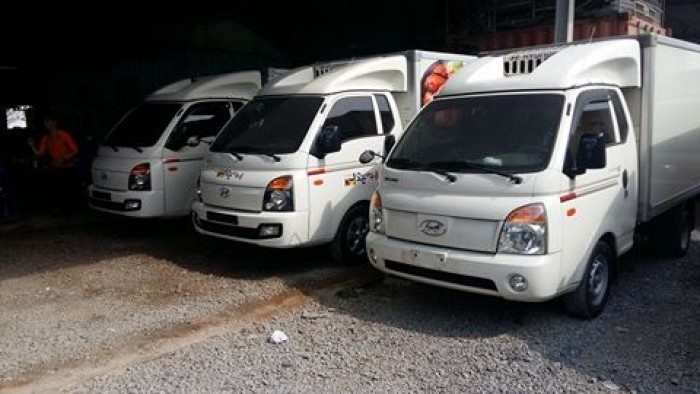 Bán xe đông lạnh thùng lửng mui bạt 1 tấn hyundai porter