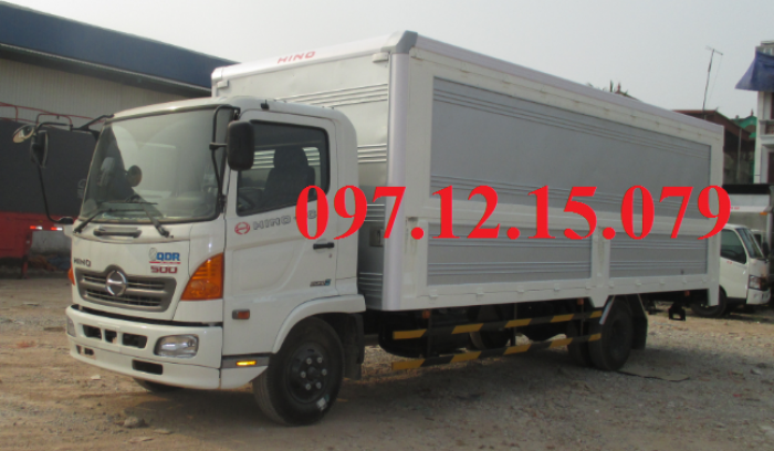 Xe tải hino 6 tấn thùng cái dơi