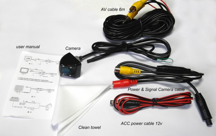 Camera Tiến Lùi 4 Mắt Hồng Ngoại Chip Ccd