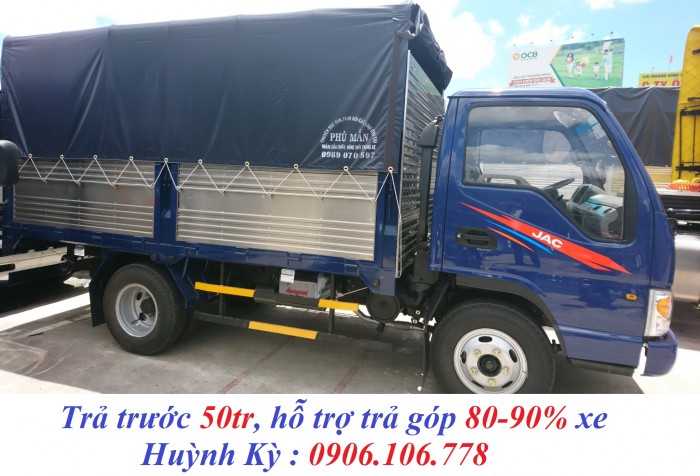 JAC 2T4 thùng 3m7,công nghệ isuzu mới nhất 2017
