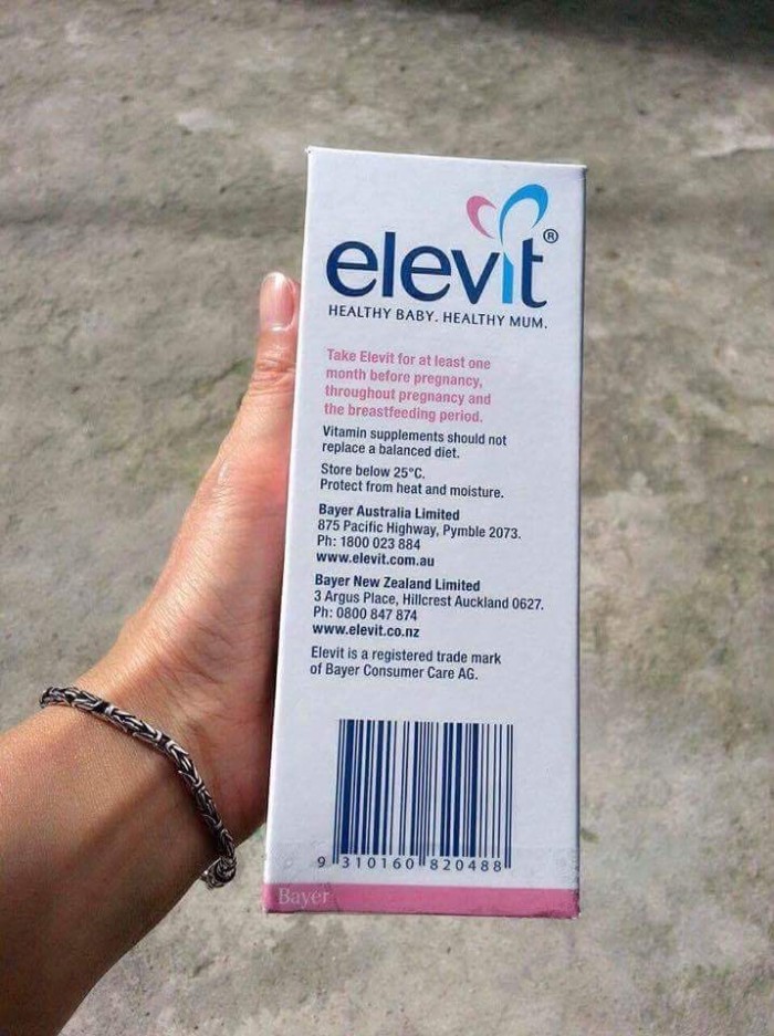 Elevit - Vitamin Tổng Hợp Cho Bà Bầu Của Úc3
