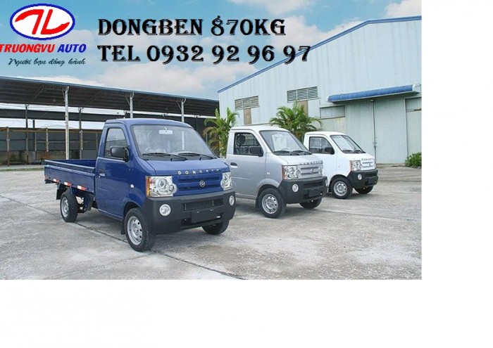 Xe Tải Cần Thơ 990Kg, Xe Dongben 900Kg Cần Thơ, Xe Tải Nhẹ Cần Thơ, Xe Tải 990Kg Cân Thơ