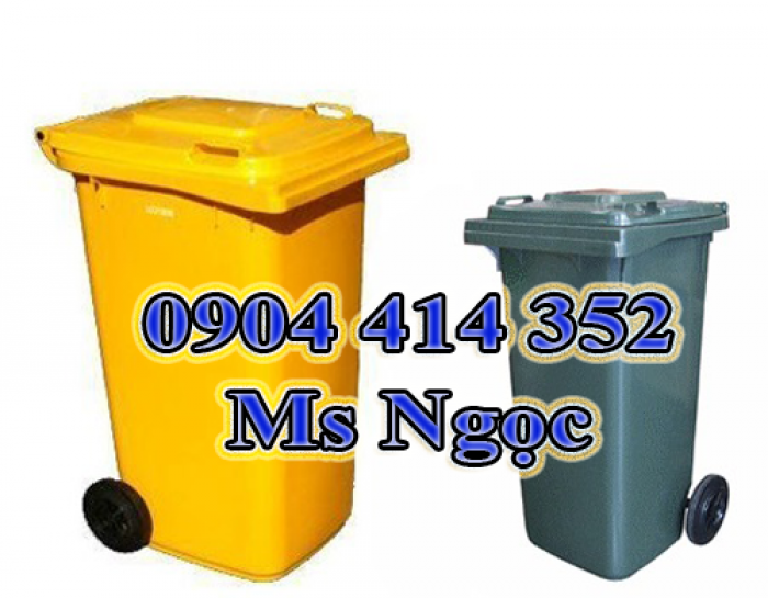 Kết quả hình ảnh cho thùng rác 120l mỹ kỳ