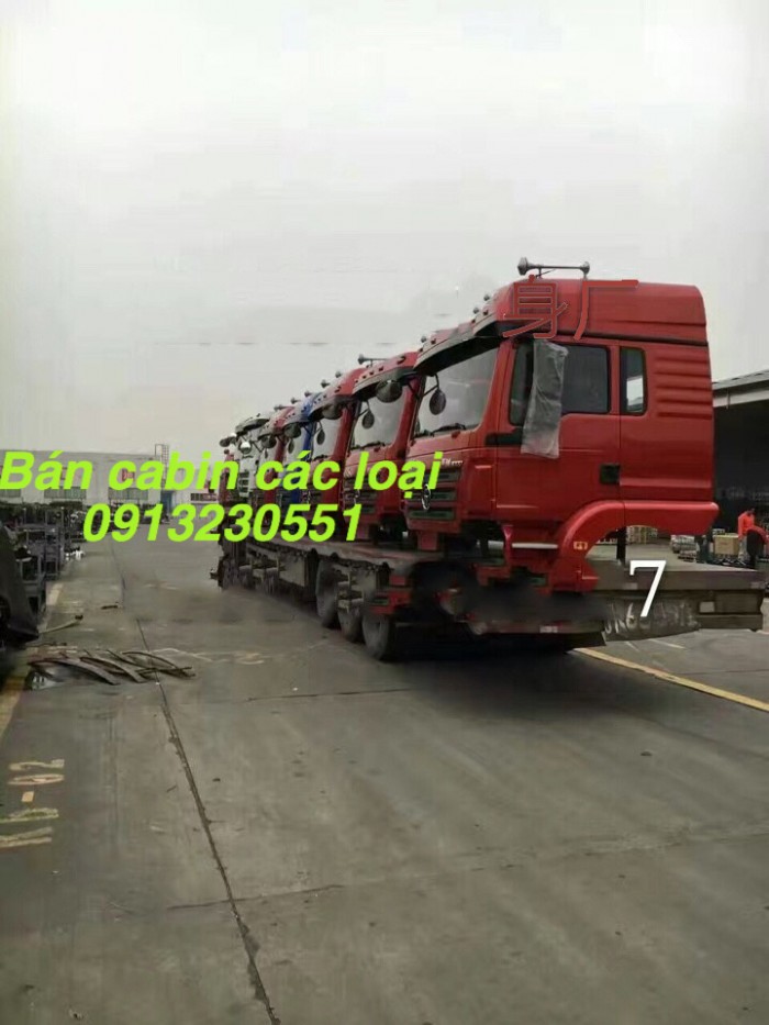 Bán cabin xe howo, dongfeng các cỡ