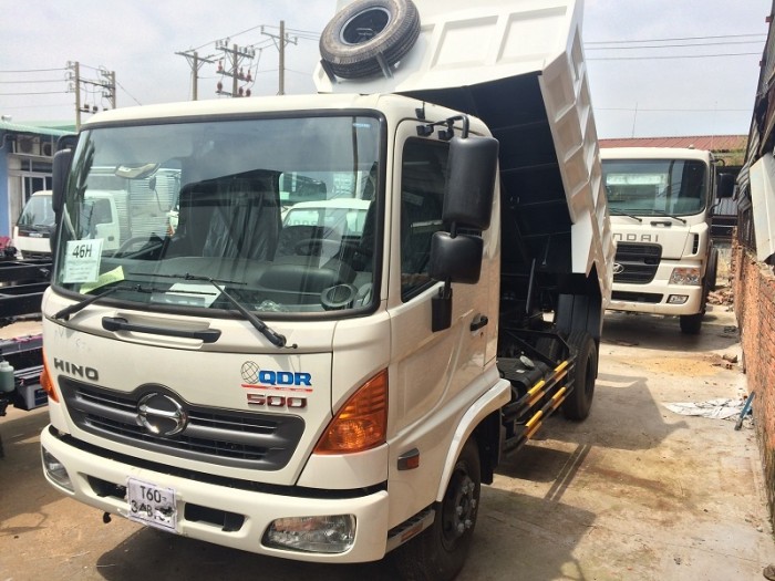 xe ben tự đổ hino fc9jesw 6,4 tấn