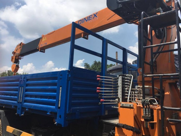 Xe Tải KAMAZ 6x4 Gắn Cẩu DiNEX Nhiêu Tấn Là Bạn Quyết Định!