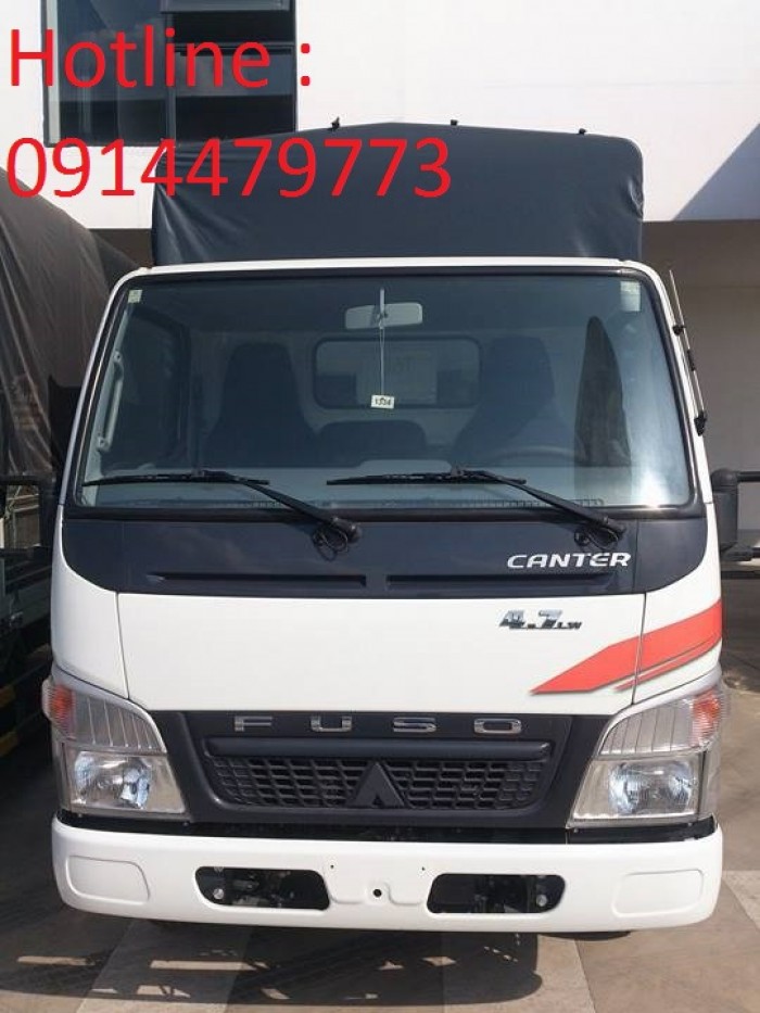 Fuso Canter 4.7 thùng kín, đóng thùng sẵn giao xe ngay, tháng 7 khuyến mãi thùng xe + hỗ trợ đăng kí xe nhanh chóng