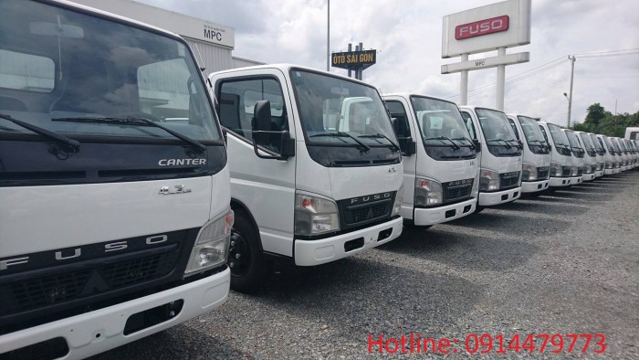 Fuso Canter 4.7 thùng kín, đóng thùng sẵn giao xe ngay, tháng 7 khuyến mãi thùng xe + hỗ trợ đăng kí xe nhanh chóng