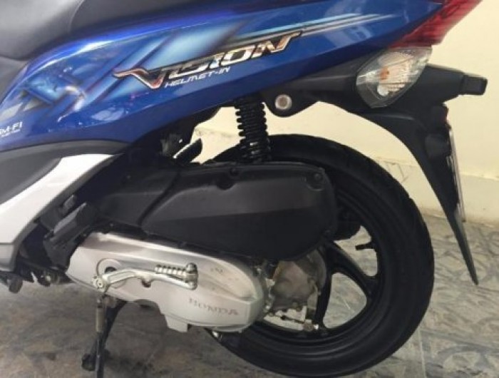 Honda Vision Fi 2012 màu xanh bstp 1 chủ sử dụng xe đẹp máy êm chạy tiết kiệm xăng