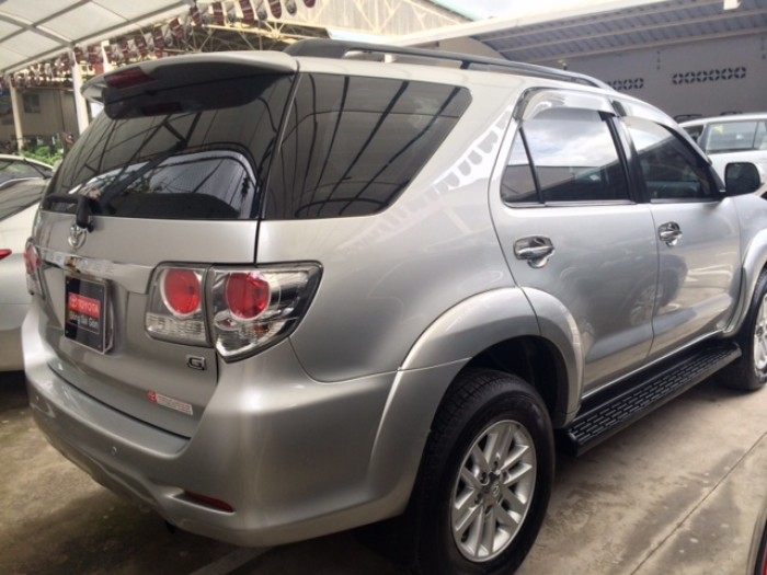 Bán xe Toyota Fortuner dầu, màu bạc