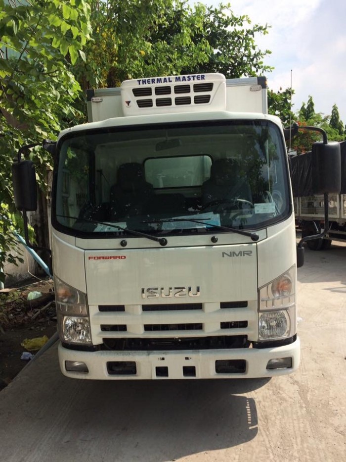 Xe tải isuzu NMR85H 1,9 tấn thùng đông lạnh auto quyền mới