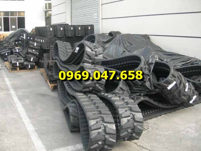 Xích cao Su Máy Xúc Lật