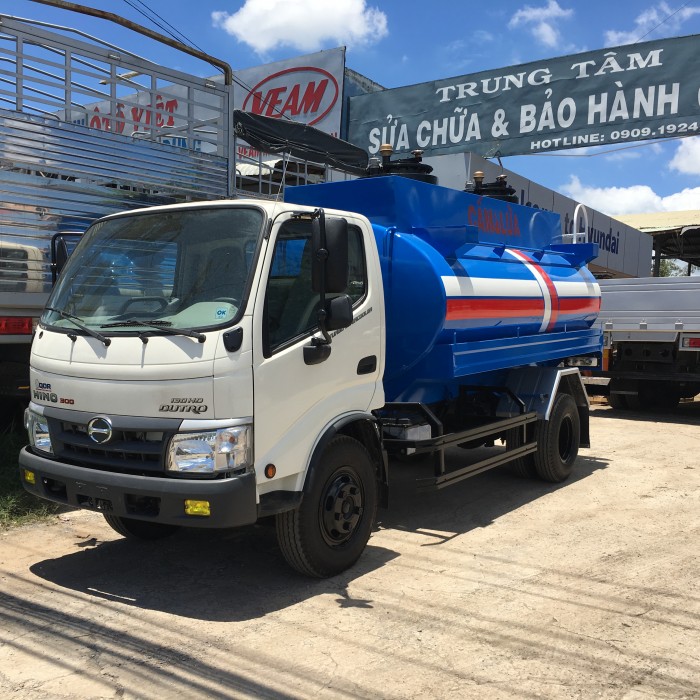 Xe Bồn Chở Xăng Hino 6M3, Xe Bồn Chở Xăng 6M3, Xe Bồn Chở Xăng Hino