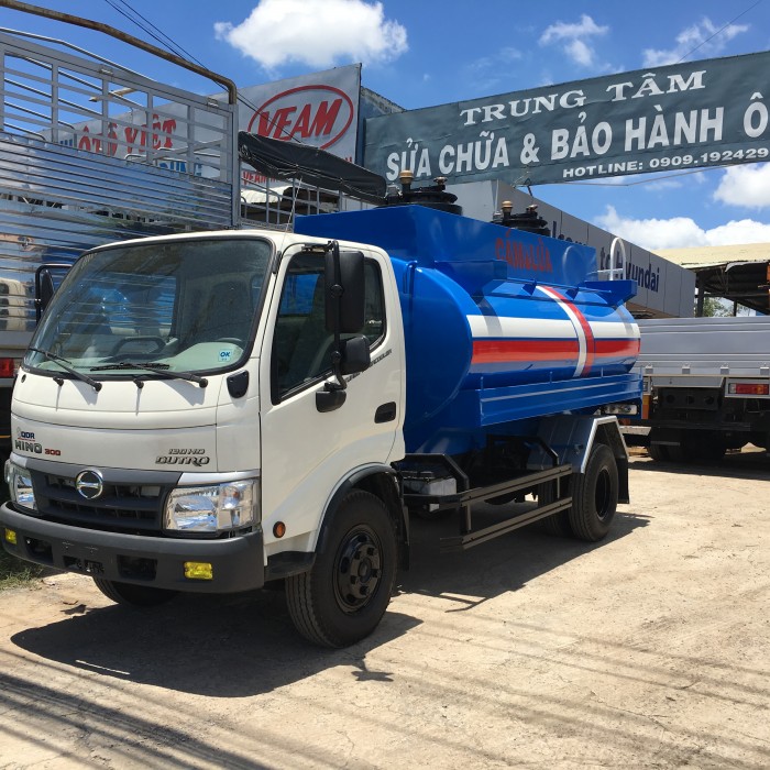 Xe Bồn Chở Xăng Hino 6M3, Xe Bồn Chở Xăng 6M3, Xe Bồn Chở Xăng Hino