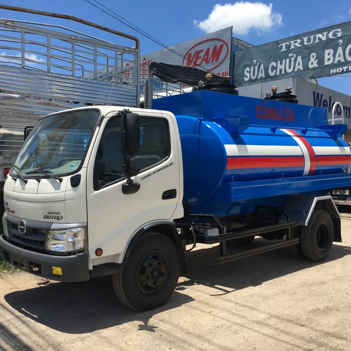 Xe Bồn Chở Xăng Hino 6M3, Xe Bồn Chở Xăng 6M3, Xe Bồn Chở Xăng Hino