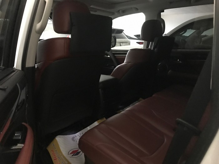 Bán Lexus Lx570 Mỹ Màu Trắng Nội Thất Đỏ, Xe Đẹp