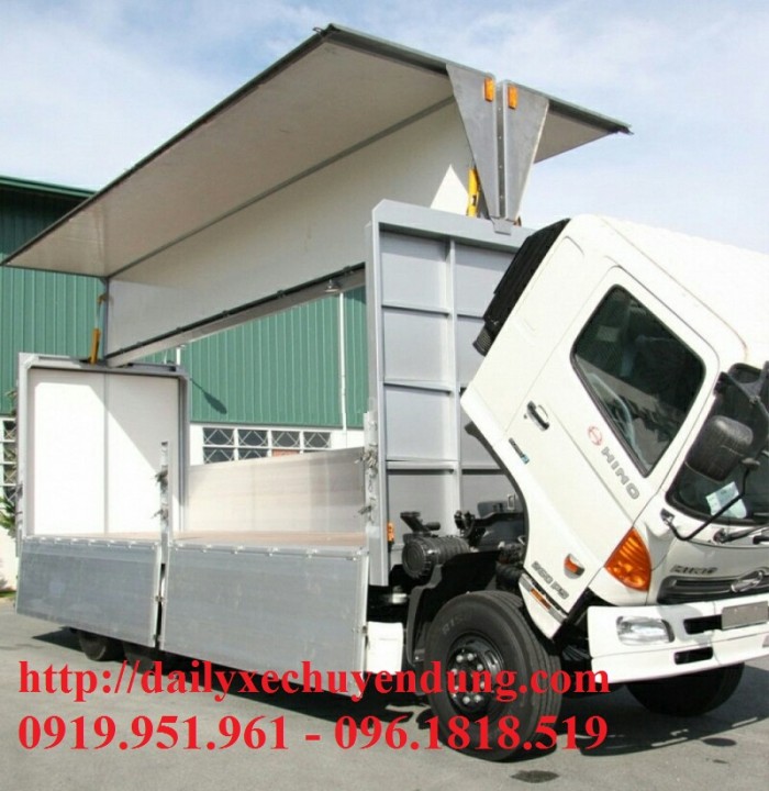 Xe hino FL8JTSA thùng kín cánh dơi 16 tấn