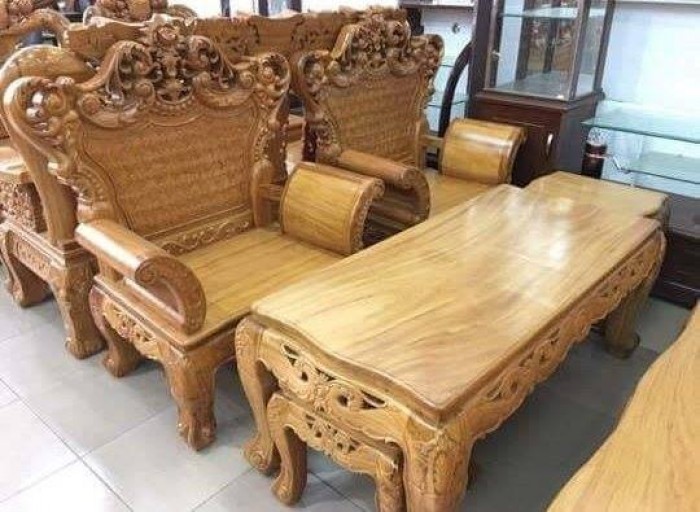 Bộ bàn ghế hoàng gia gỗ gõ đỏ2