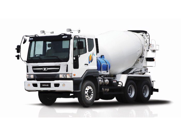 Xe bồn trộn bê tông Daewoo 7 khối mới 100%, hỗ trợ ngân hàng 90%