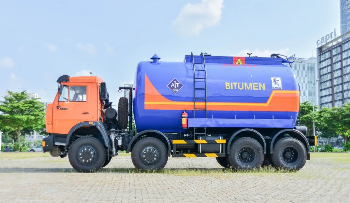 Xe nhựa đường Kamaz 4 giò / Bán xe nhựa đường Kamaz 17m3