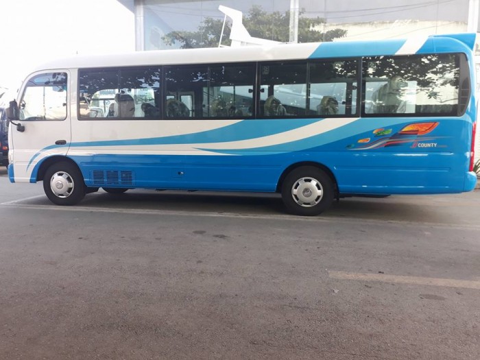 Xe Hyundai C0unty 29 Chổ Dài Hơn -Rộng Hơn -Tiện Nghi Hơn Xe County Hyundai 2017