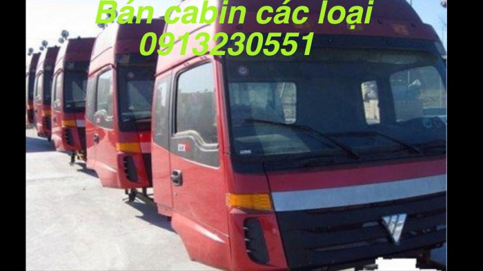 Cần bán cabin thaco foton auman 9-25 tấn màu xanh, nâu, ... howo 2012-2017