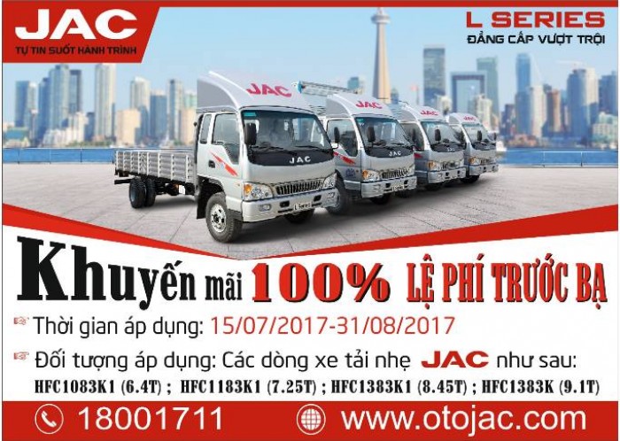 Jac 6,4T- Dòng Xe Kinh Tế Nhất