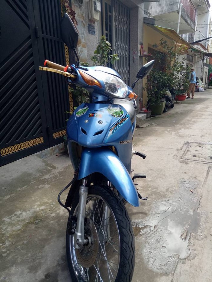 Wave anpha hq màu xanh-đen thắng đĩa 2k16 mới 97% xe đep máy êm nguyên zin