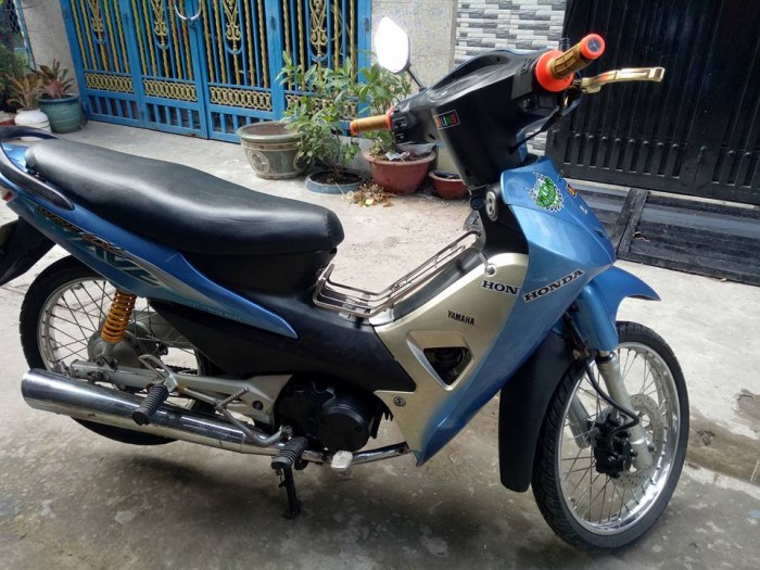 Wave anpha hq màu xanh-đen thắng đĩa 2k16 mới 97% xe đep máy êm nguyên zin