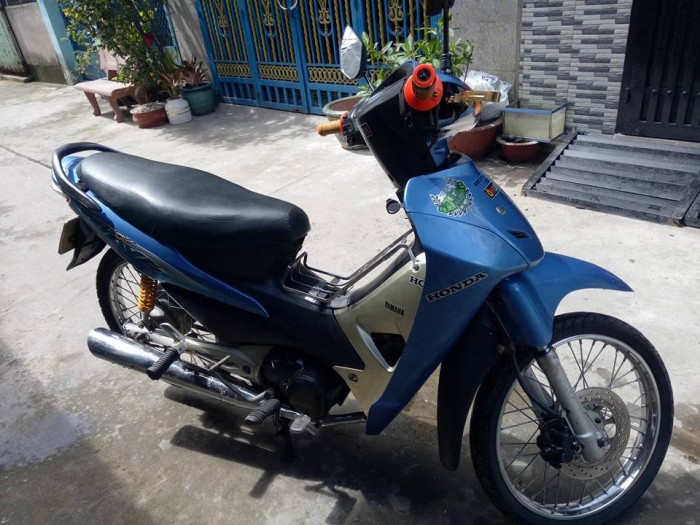 Wave anpha hq màu xanh-đen thắng đĩa 2k16 mới 97% xe đep máy êm nguyên zin