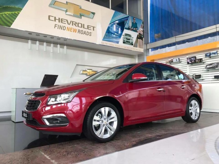 Chevrolet CRUZE NEW 2017 trả trước 70 triệu- lãi suất 0%