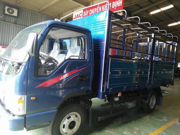Bán xe Jac 3t45 đầu vuông, thùng dài 4m3, trả góp 80%