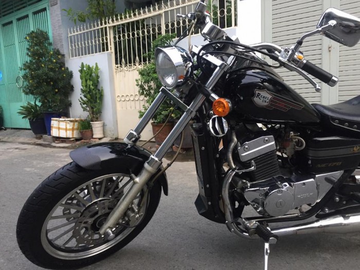 Rebel USA 170cc, 2 máy, xe zin ngay chủ,màu đen