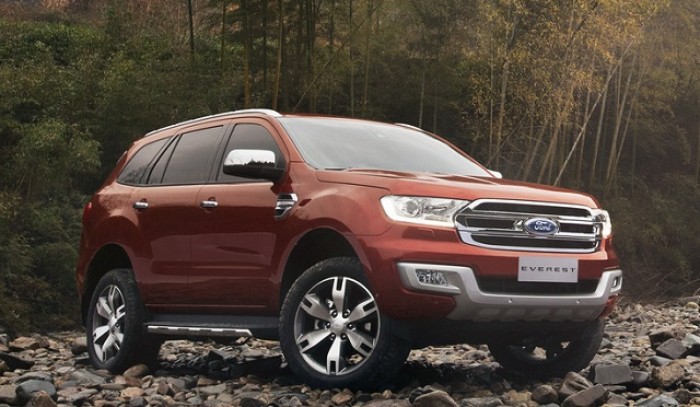 Ford Everest mới 2017, nhập khẩu nguyên chiếc từ Thái hỗ trợ vay đến 85% giá trị xe.