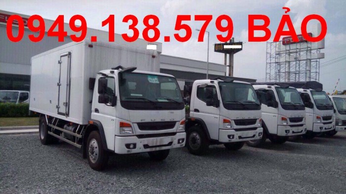 Xe tải Mitsubishi FUSO 7,2 tấn thùng mui bạt Fuso 7t2 thùng kín