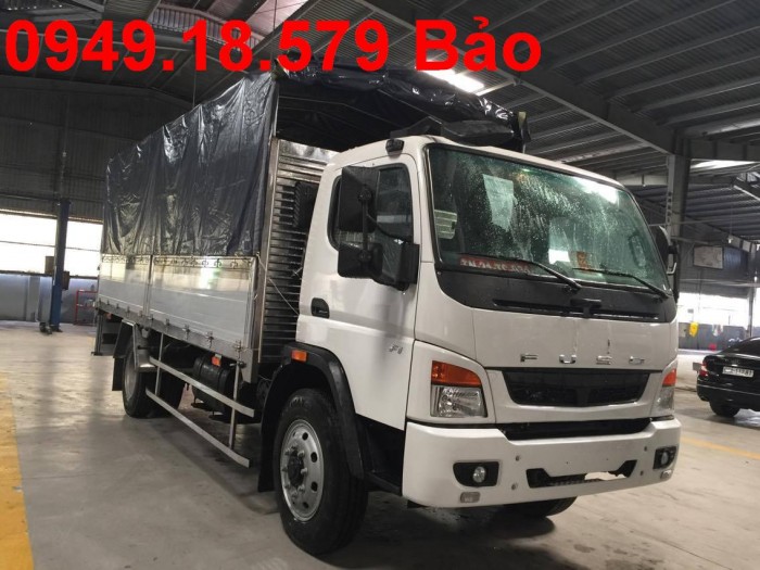 Xe tải Mitsubishi FUSO 7,2 tấn thùng mui bạt Fuso 7t2 thùng kín