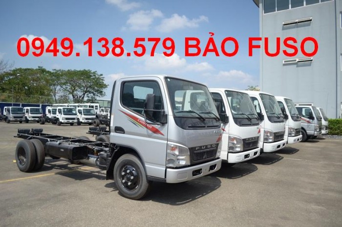 Xe tải Mitsubishi Fuso 5tan thùng mui bạt Mitsubishi Fuso 5T thùng kín